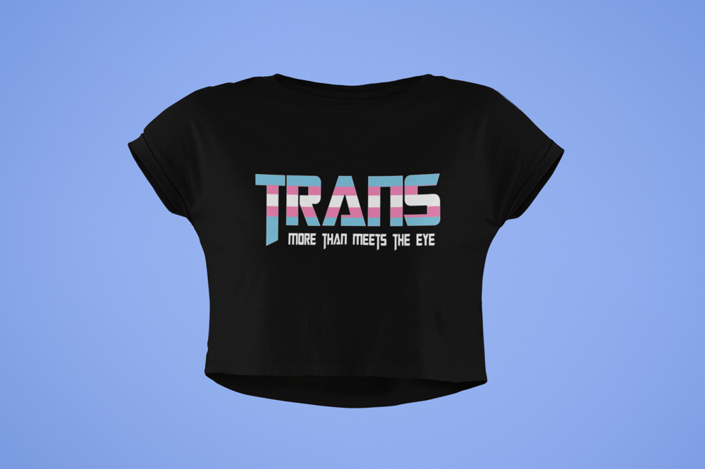 TRANS CROP TOP more than meets the eye