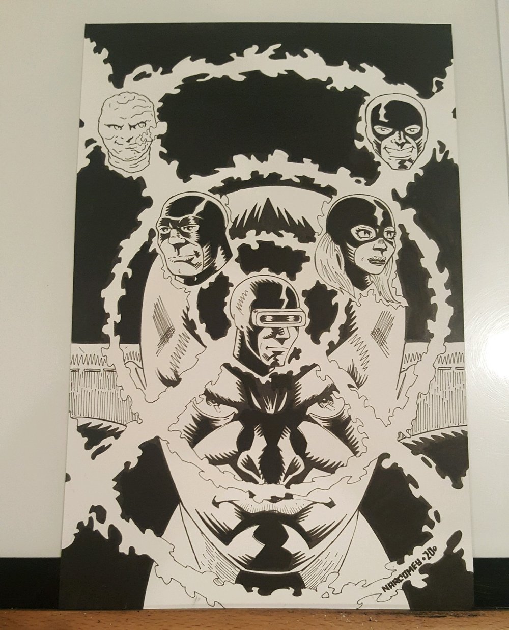 CLASSIC X-MEN original art 5.5x8.5