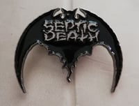Image 1 of MISERY / CAP CAS / DYSTOPIA / KYLESA / SEPTIC DEATH Metal Pins 5cm 