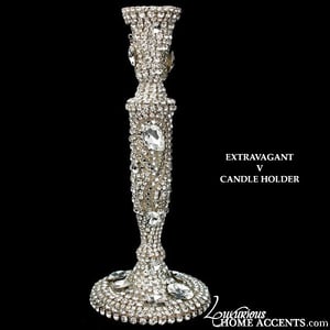 Image of Swarovski Crystal Candle Holder Extravagant V