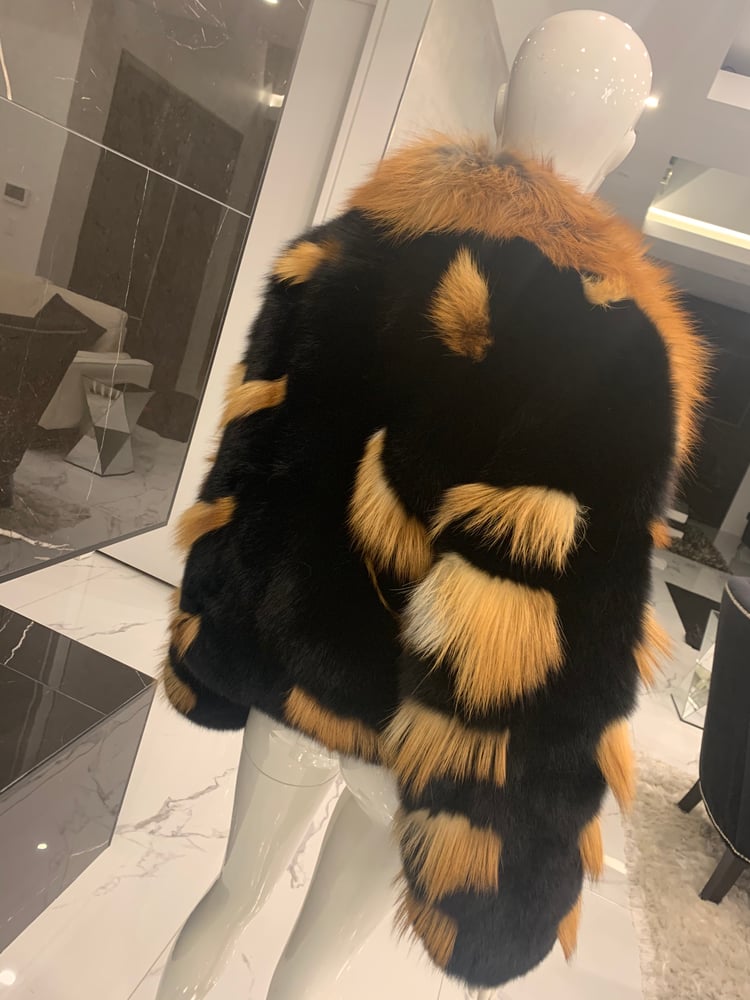 Image of Tiger Stripe Bomber (with collar)