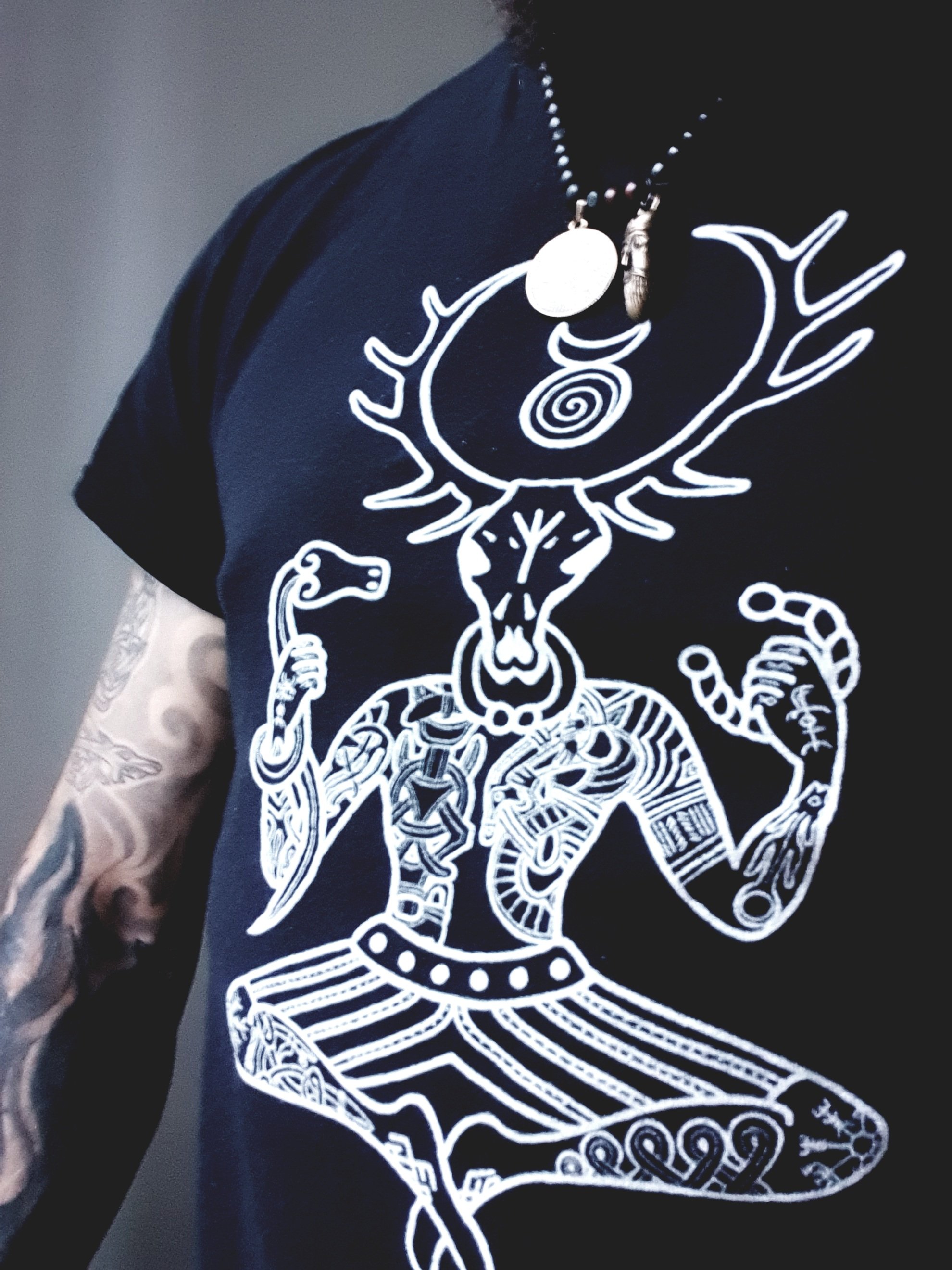 Tattooed Cernunnos Shirt | Theatre of War Tattooed Cernunnos Shirt | Theatre of War