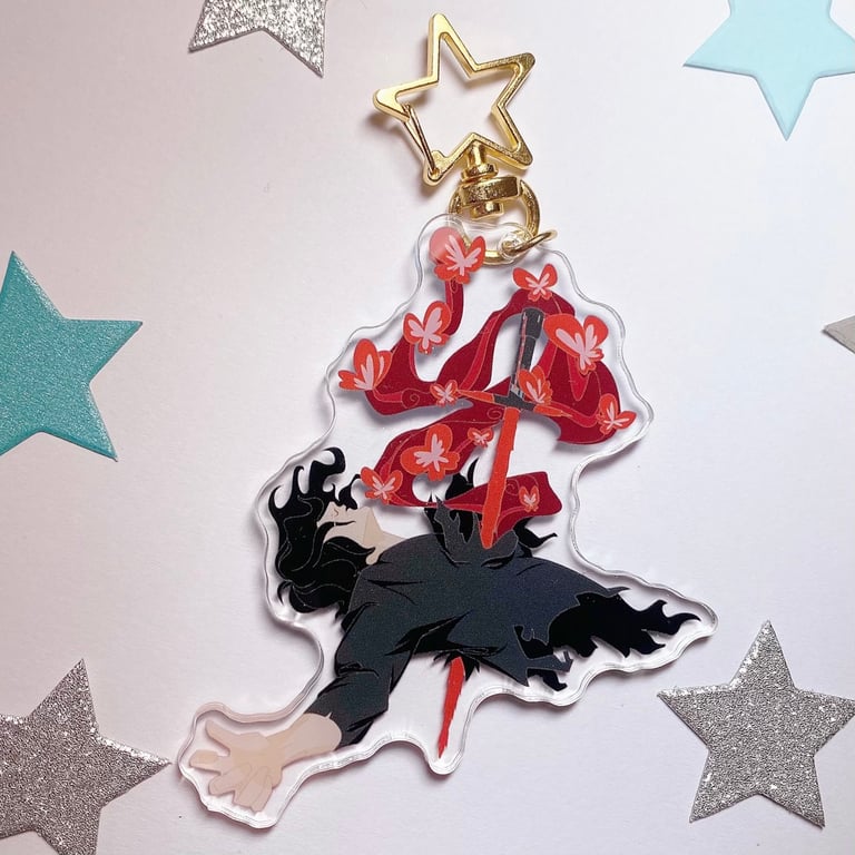 Butterfly Boy Keychain Image 2