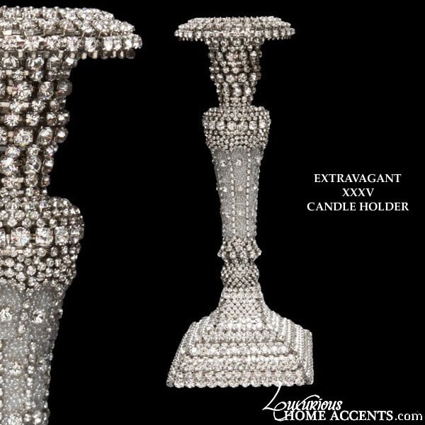 Image of Swarovski Crystal Candle Holder Extravagant XXXV