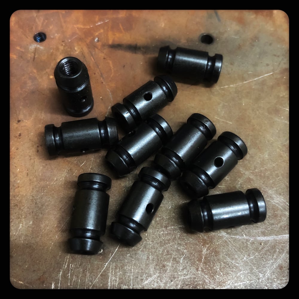 10 BLACK OXIDE STEEL BINDERS (FRONT OR BACK)