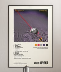 Image 2 of Tame Impala - Currents Album Cover Poster Print (Tracklist)
