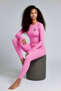 Image 2 of Pink Calm Yoga Set