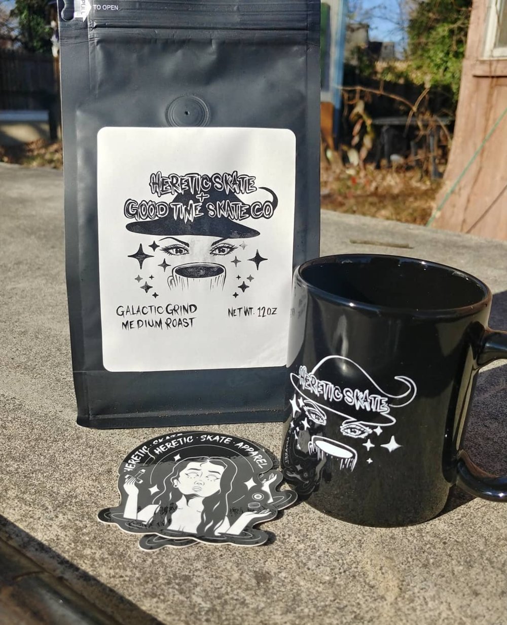 Heretic Skate+Good Time Skate Co. Coffee