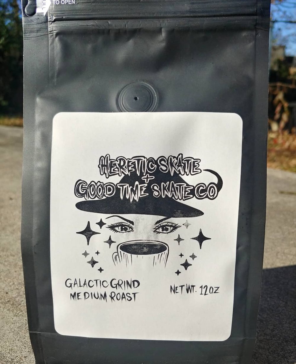 Heretic Skate+Good Time Skate Co. Coffee