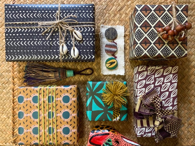 •ayo• gift wrapping paper