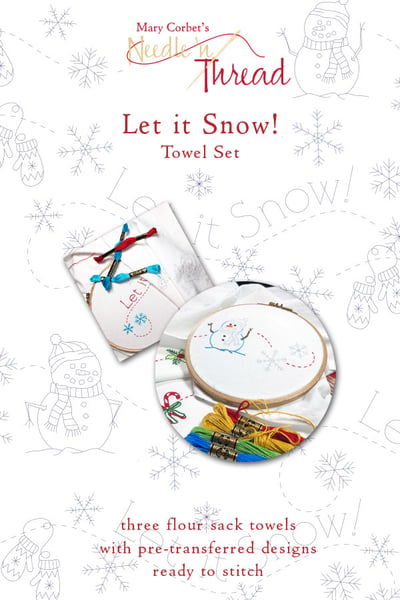 Image of Let It Snow Ready to Stitch