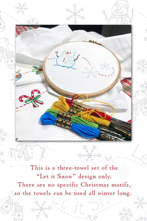 Image of Let It Snow Ready to Stitch