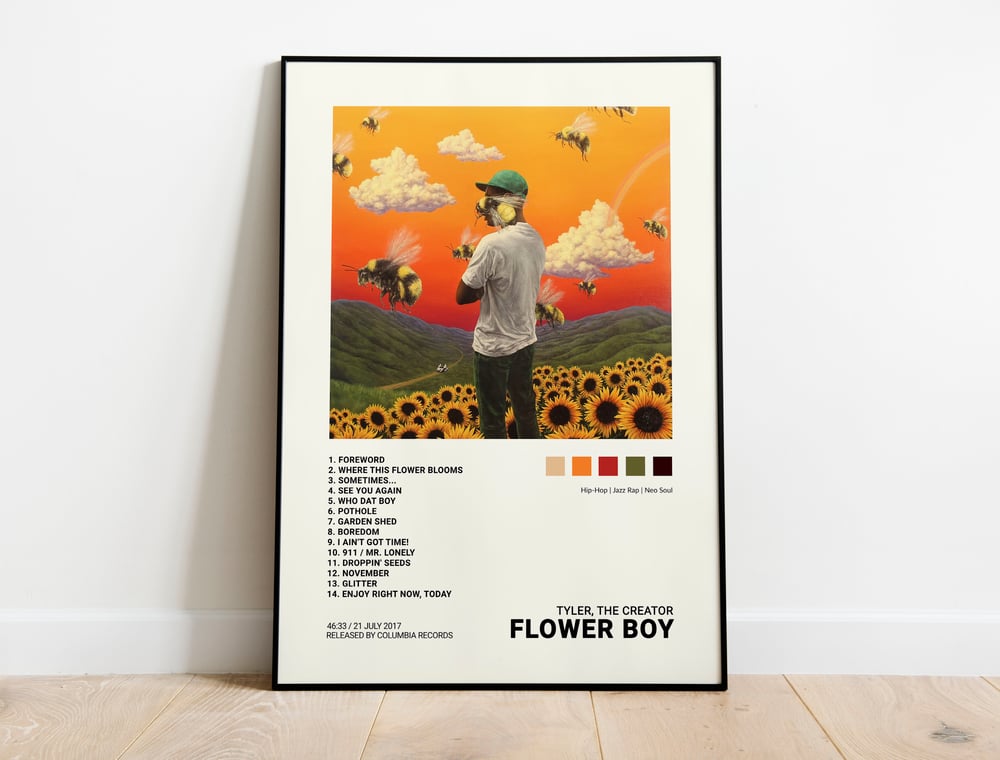 Tyler, The Creator - Flower Boy, Album Cover Poster Print