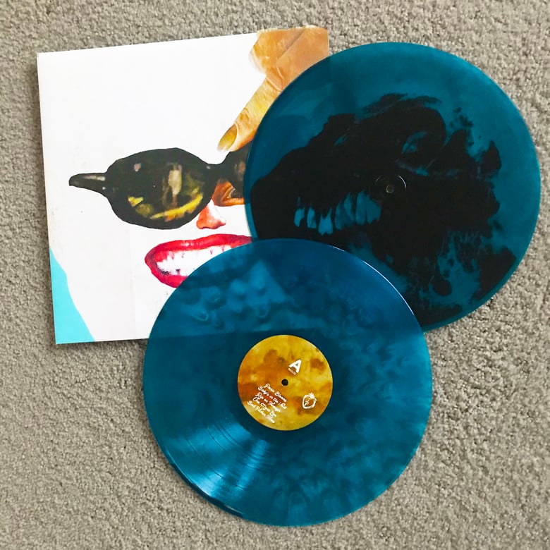 Image of Black Moth Super Rainbow "Panic Blooms" Cloudy Blue 2xLP