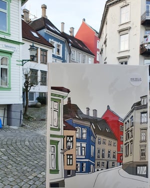 Image of "Rundt svingen" A3 trykk