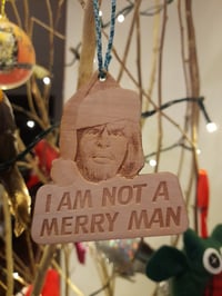 Star Trek Worf MERRY MAN Xmas decoration