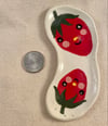 Double Strawberry Curve Plate