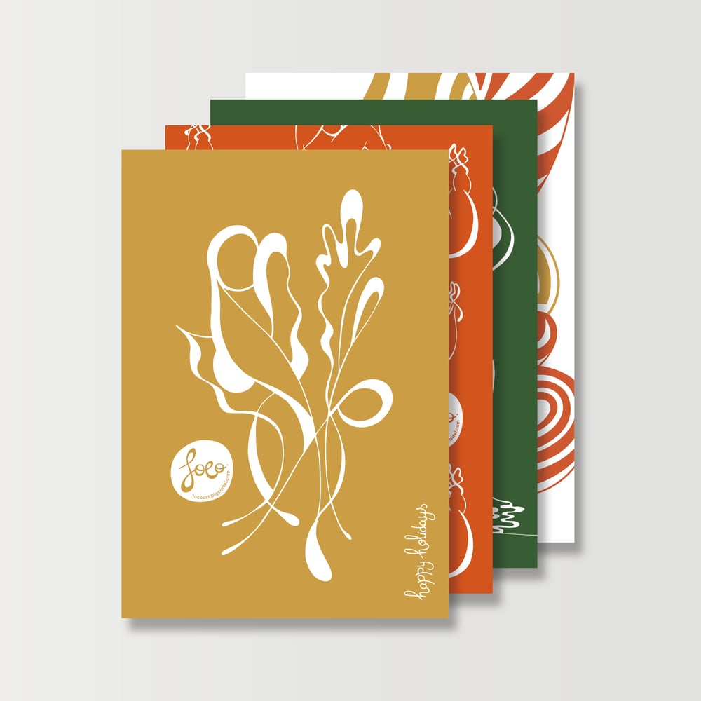 Happy Holidays Postcards