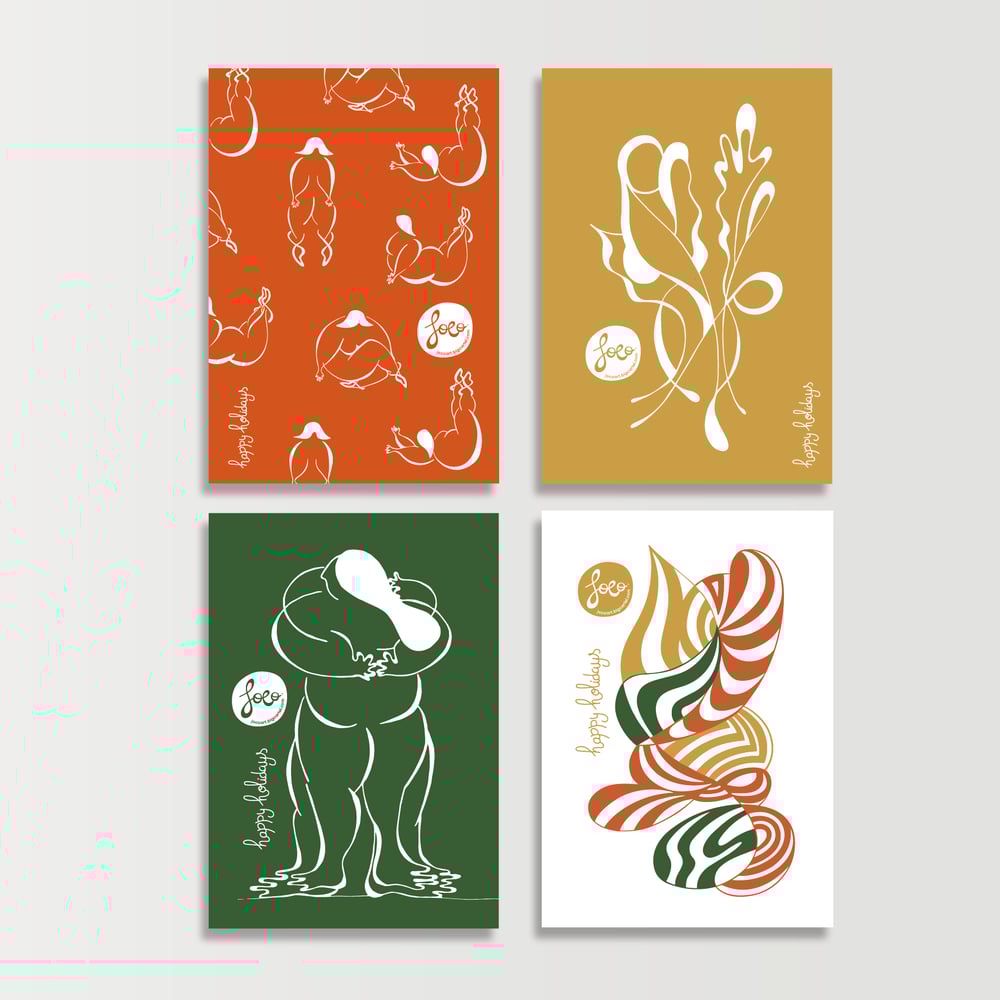 Happy Holidays Postcards