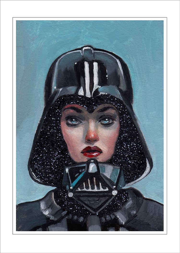 Image of "Darth Vader" 5 x 7 in. Limited edition print