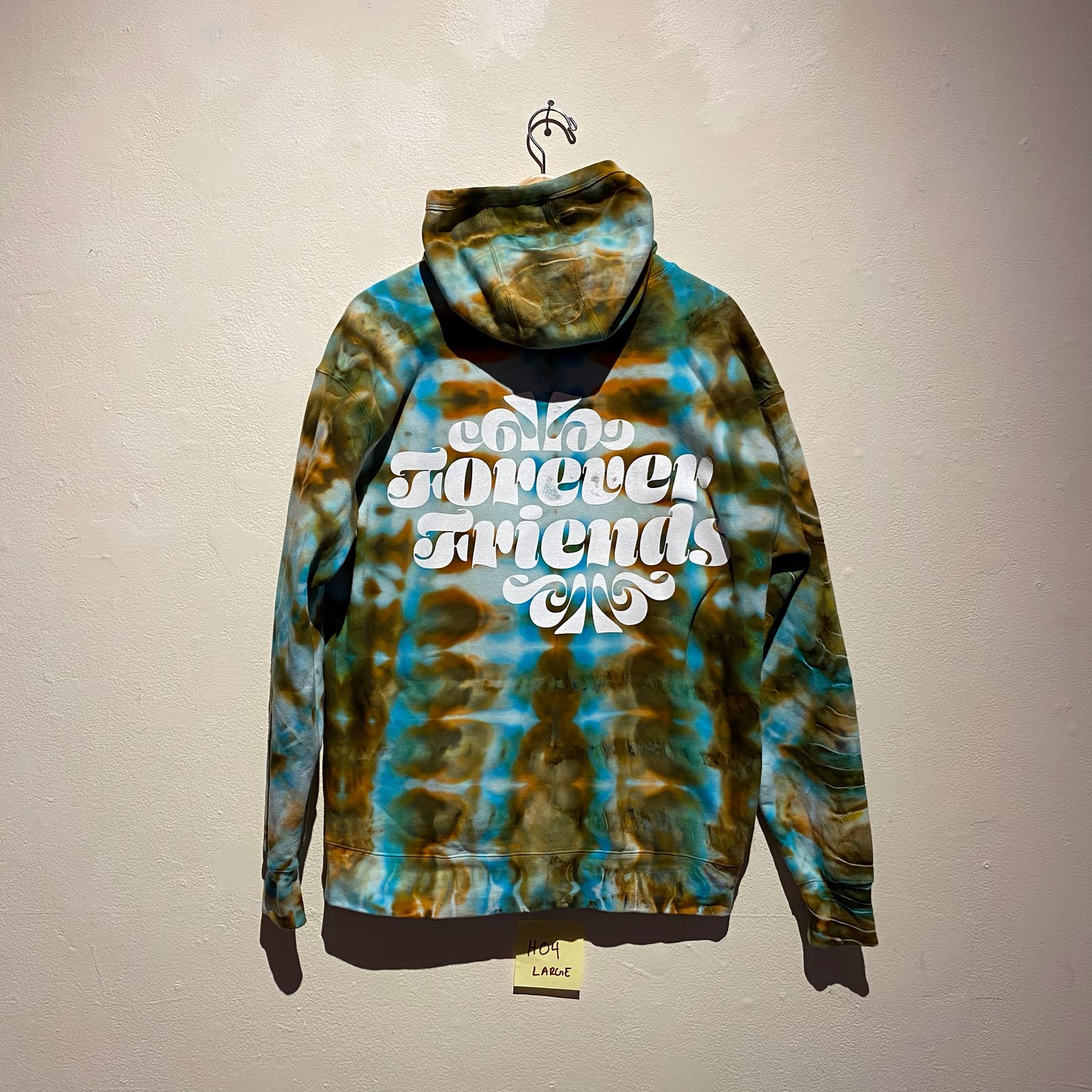 Hungover tie dye online hoodie