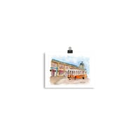 Image 3 of Trolley at the Forks-Poster Print