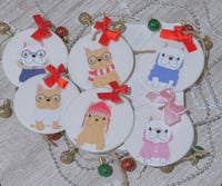 Image 2 of Frenchie ornaments 