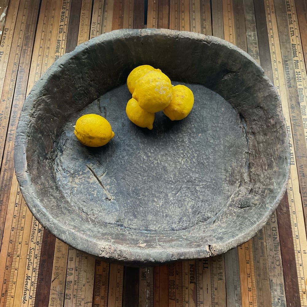 Image of Carved Wooden Bowl