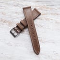 20mm Box Stitched Antique Brown Strap