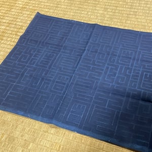 Image of Bunshin Horitoshi Indigo dyed Kakuji tenugui towel