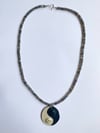 Yin Yang beaded necklace #1