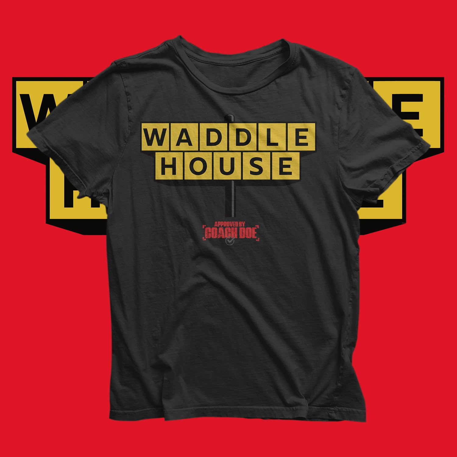 Image of Waddle House Tee (Adult/Black)