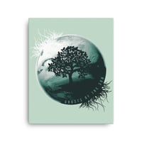 Image 2 of Tree Planet Canvas