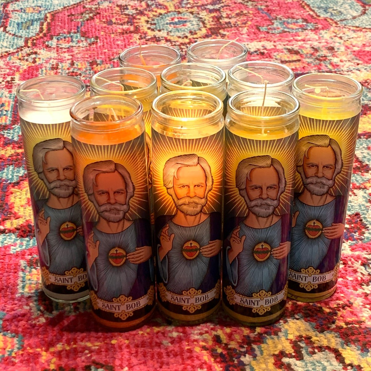 Saint Jerome & Saint Bob Prayer Candles!