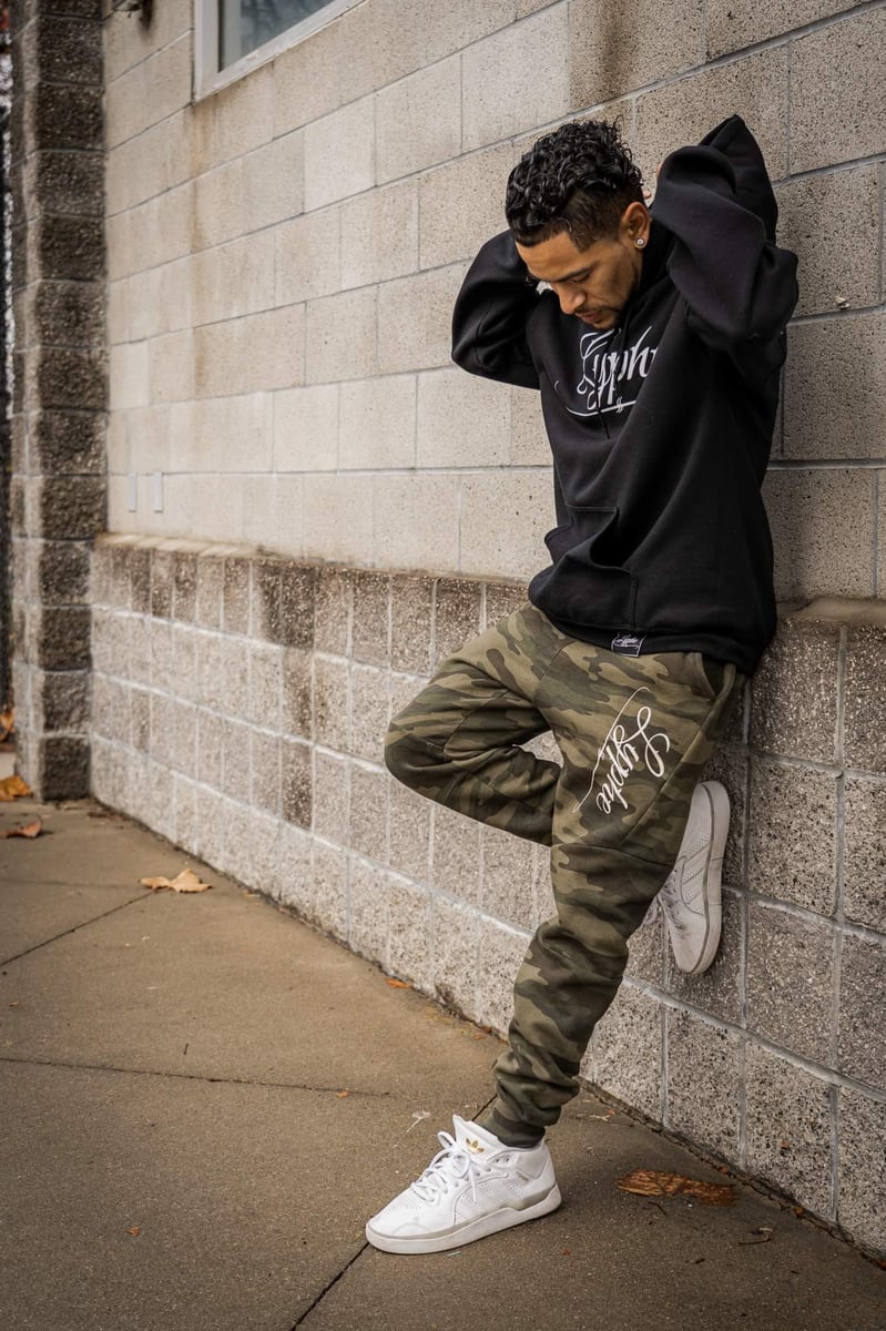 Camo Joggers – Lecurveculture & Allenmichael Collection