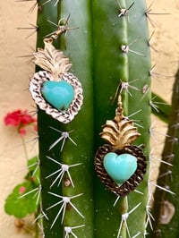 Image 1 of Milagro corazon earrings 