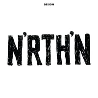 Image 3 of N'RTH'N - Sketchy Logo Unisex T-Shirt (Ash)