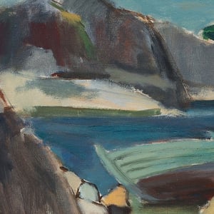 Image of Swedish Seascape Oil Painting,  Bertil Brolin 
