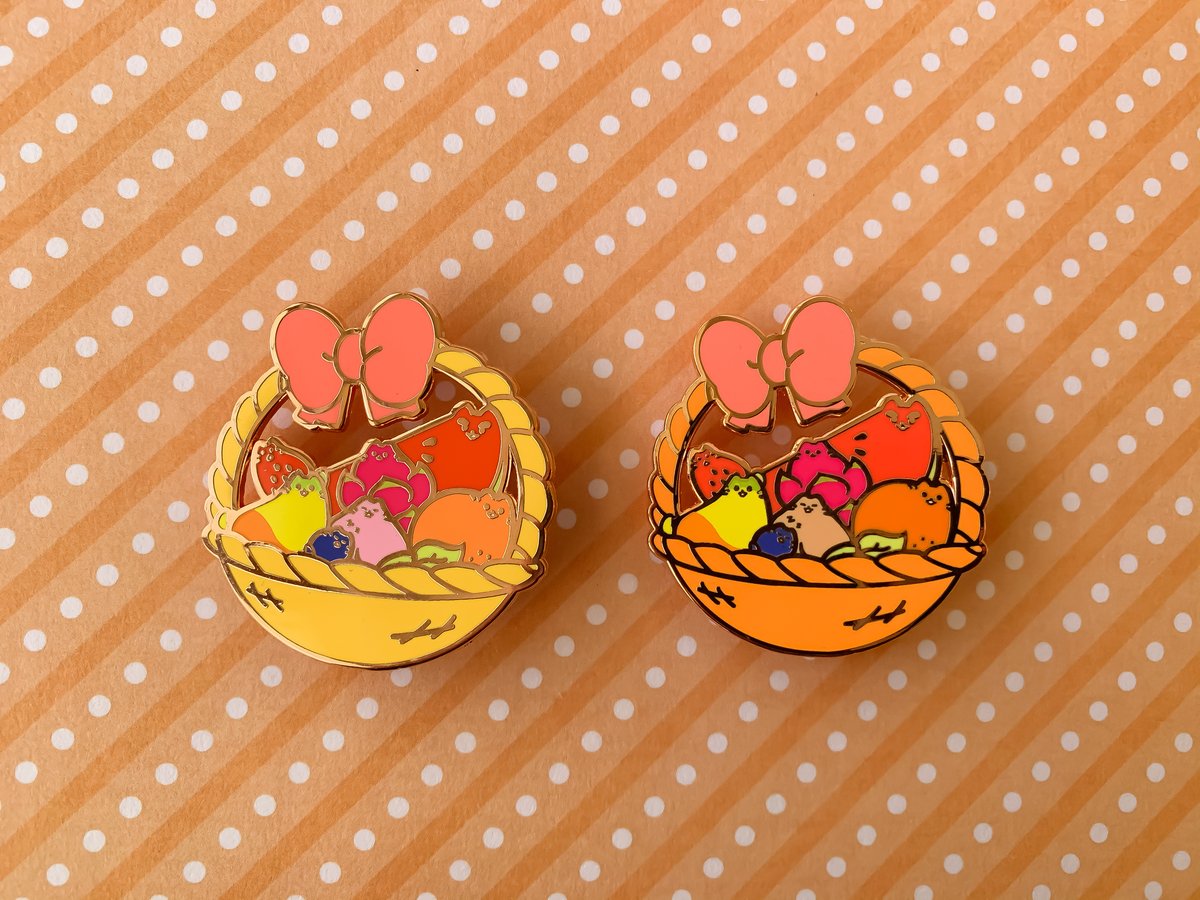 Fruit Basket Enamel Pin | vytamins