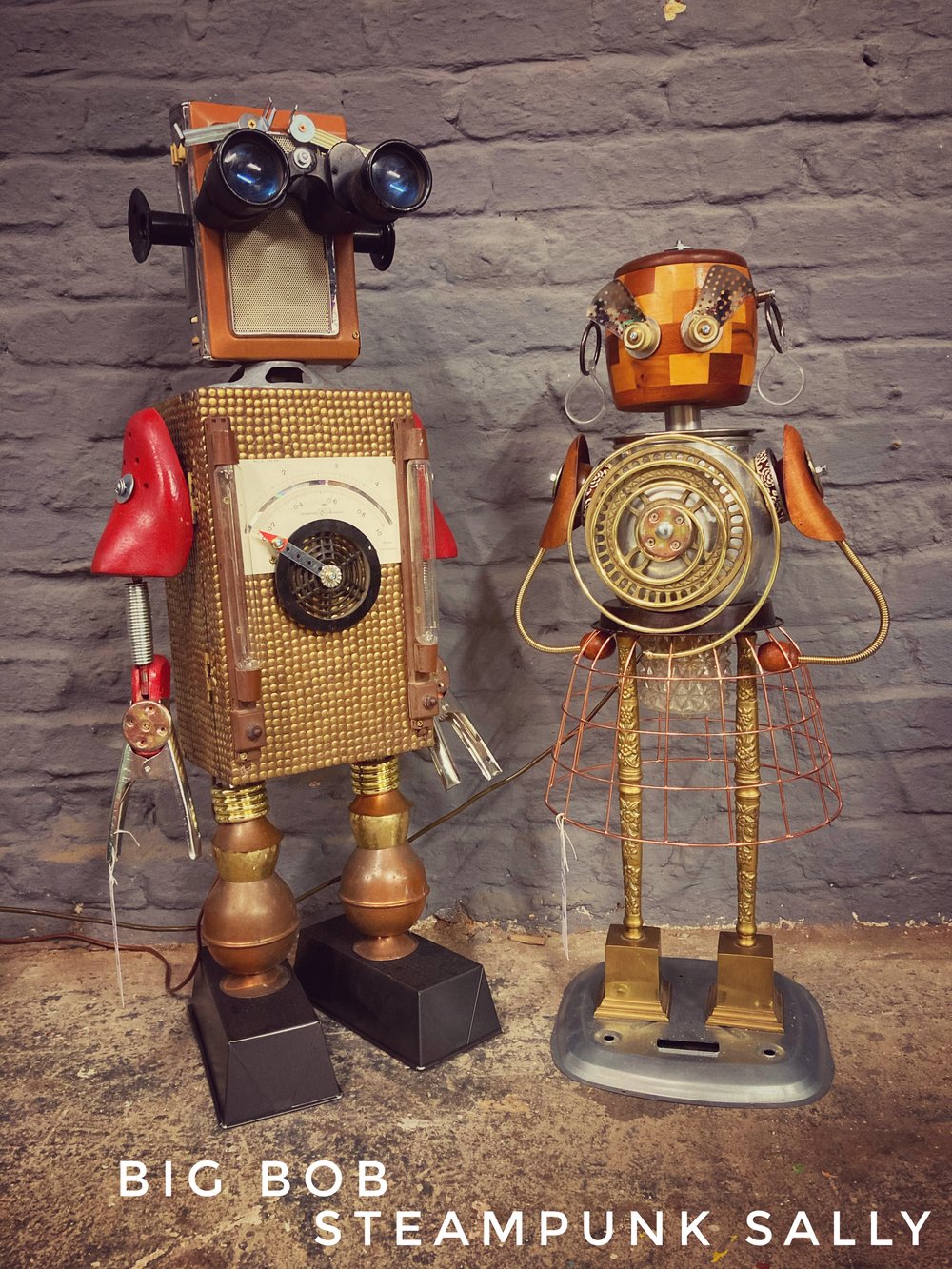 Image of Big Bob and Steampunk Sally.