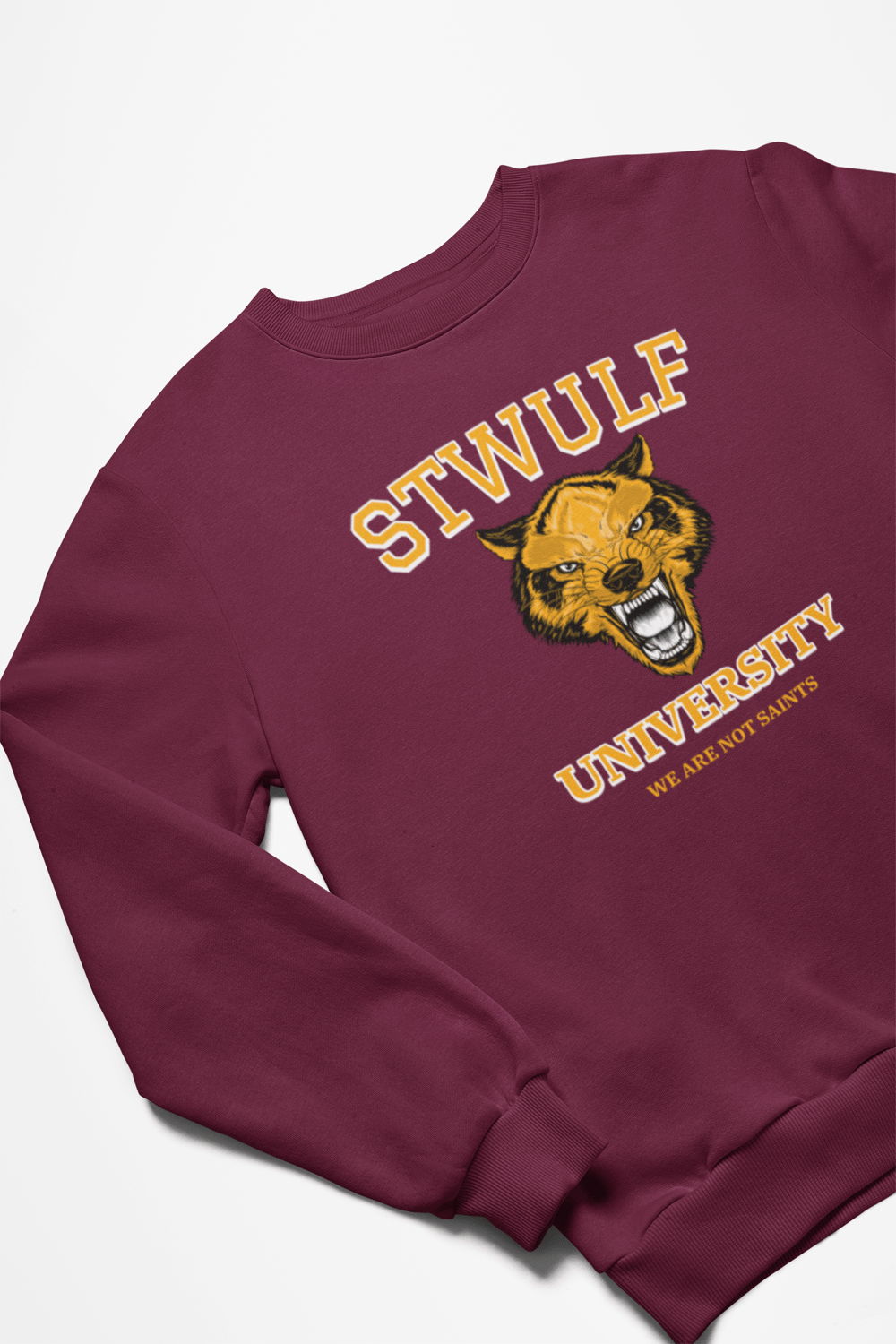 Image of COLLEGE UNISEX PULLOVER MAROON