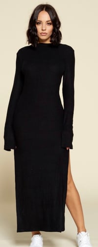 Image 2 of Shaped side split maxi 