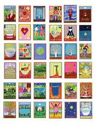 Image 5 of "Illuminations of the Good Life"- boxed set of 36 cards with guidebook and stand