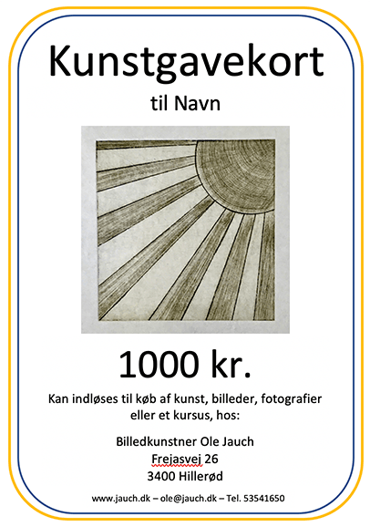 Image of Kunstgavekort