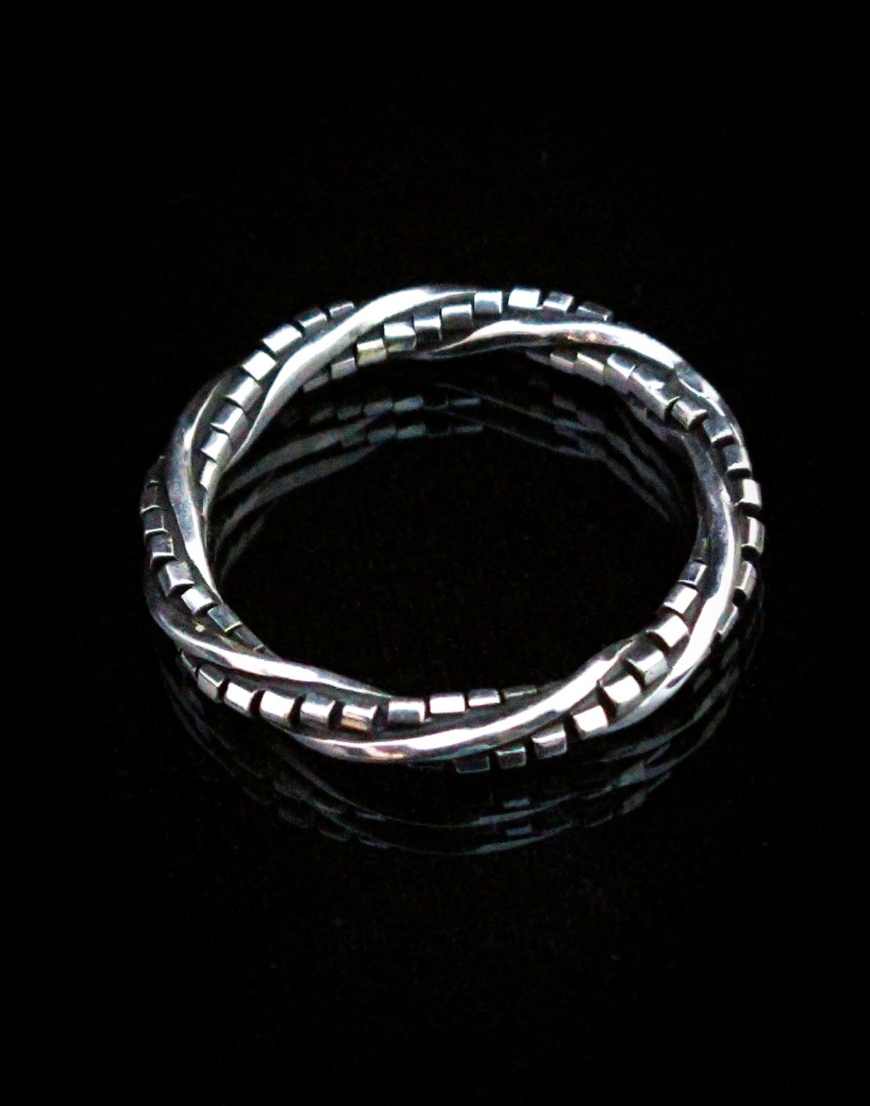 Original Twisted Cube Ring | RedSun Jewelry