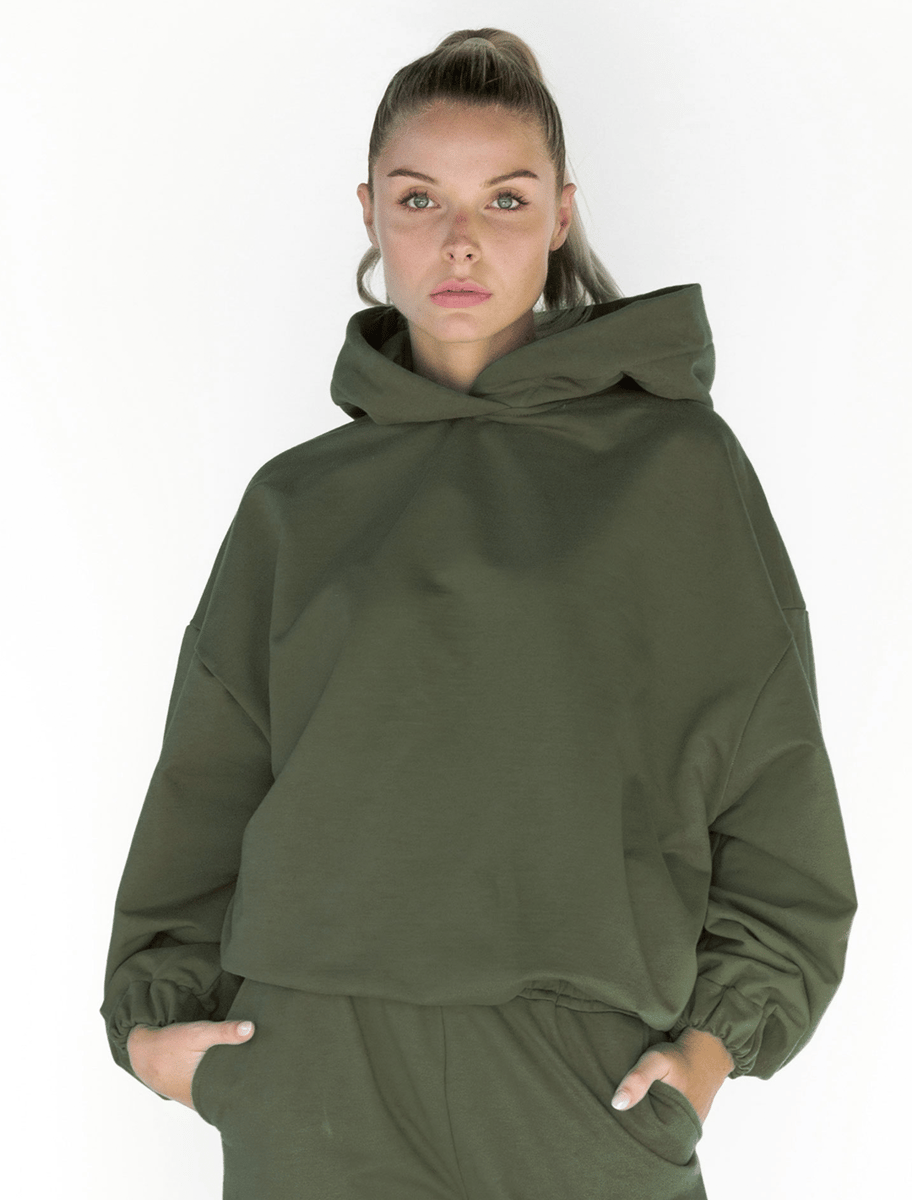 Comfy Hoodie Women - Army Green | Klementine