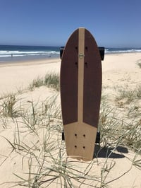 27 Inch Custom Handcrafted Maple Skateboard - Stained