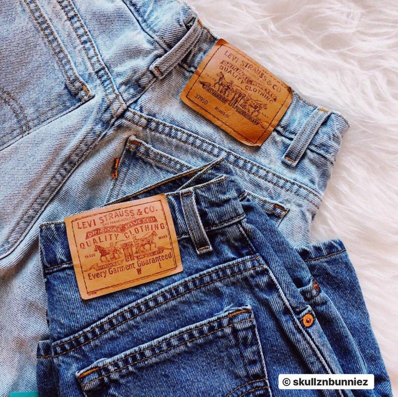 Custom to Order Levi Vintage High Waist Blue Jeans - all sizes, all ...
