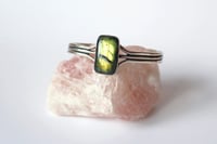 Image 1 of Labradorite Large Sterling Silver Cuff