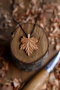 Image 8 of Maple Leaf- Pendant Necklace 